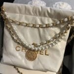 CHANEL Mini Handbag Chain Crossbody Mini Bucket Bag