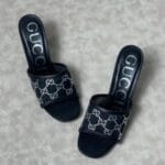 GUCCI Women's Sandals Slip On Open Toe High Heel