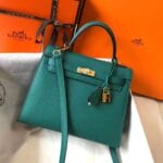 Hermes HandBag Green Color