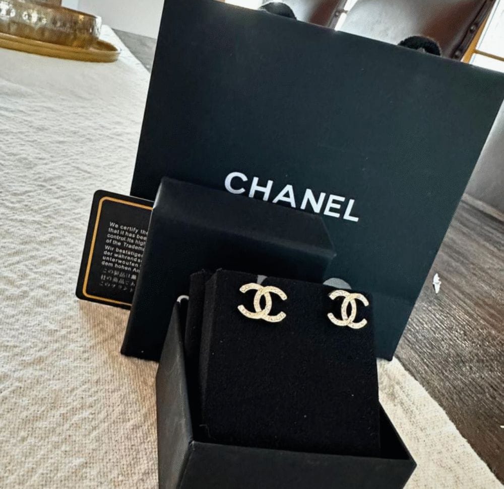 Chanel Gold Studs Earrings