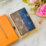 LV Pocket Organizer Monogram Split Brown/Blue
