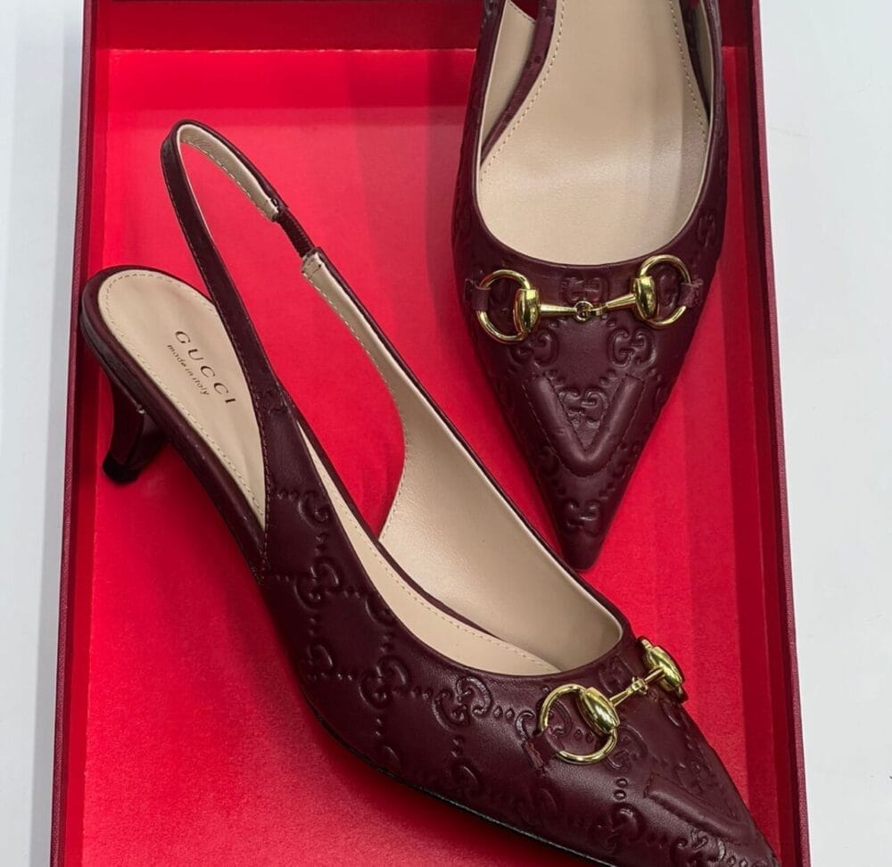 Gucci Horse bit Leather Pump
