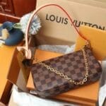 Louis Vuitton Mini Pochette Brown Bag
