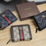 Gucci Ophidia card case wallet brown