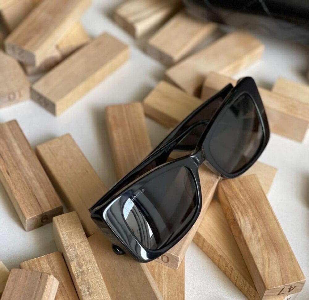 Channel Sunglasses Black