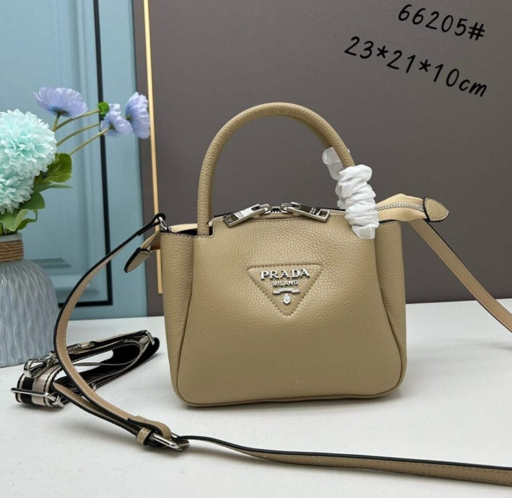 Prada logo-lettering top-handle Bag