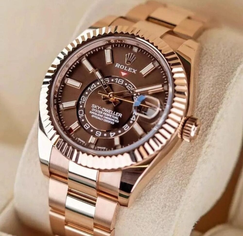 Rolex Sky Dweller Everose Gold Watch