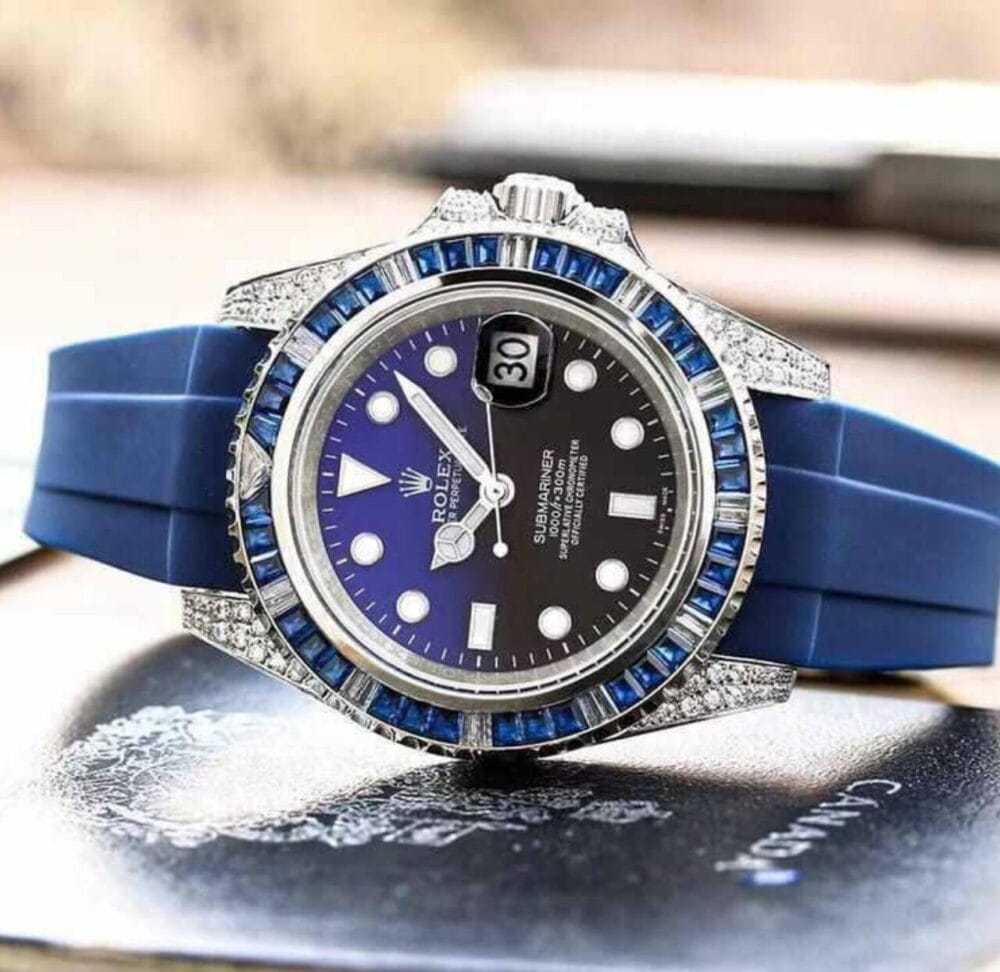 Rolex Submariner Men's Watch Blue