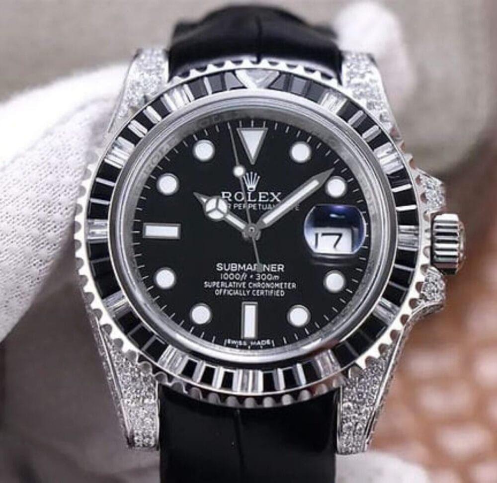 Rolex Submariner Men's Black Watch