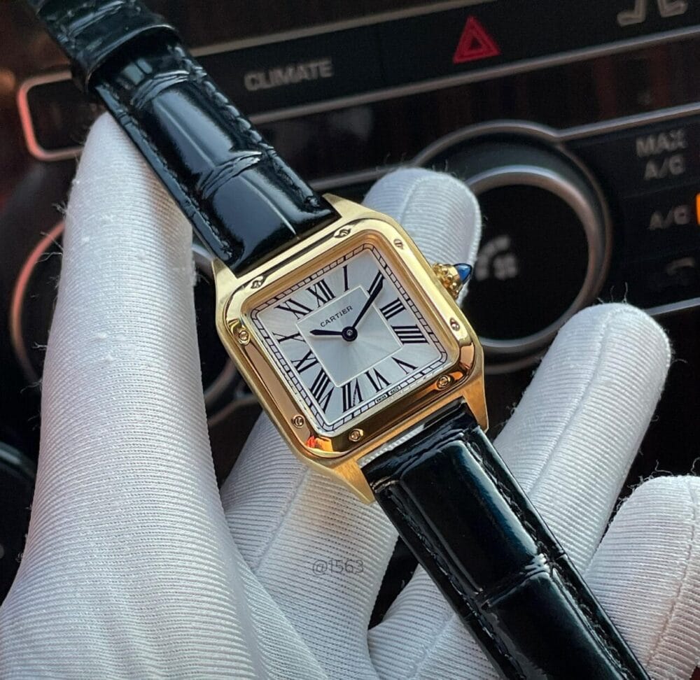 Cartier Santos Dumont Watch Black