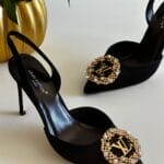 Louis Vuitton Met Sling back Pump Heels