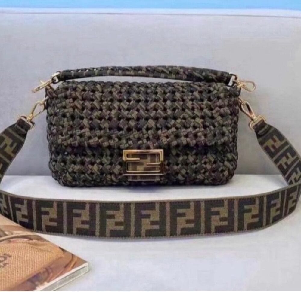 Fendi Baguette Canvas Bag